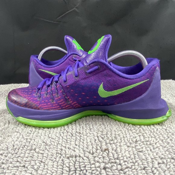 Nike KD 8 Suit VIII Purple Green Kevin Durant Warriors 749375-535 Mens Size 8 - Picture 4 of 13